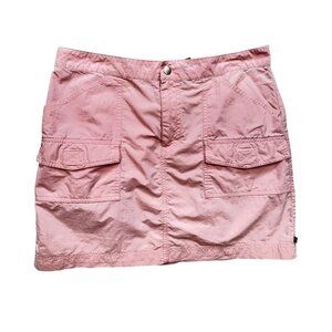 Alpine Design Womens Mini Cargo Skirt Size L Pink Pockets Outdoor Casual Hip
